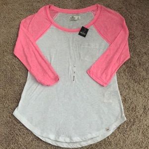 HOLLISTER BASEBALL TEE